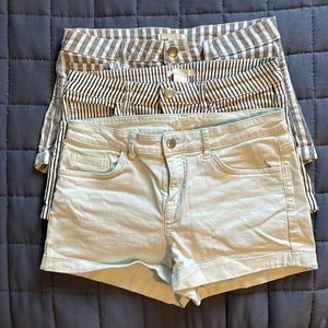 H&M Jean Shorts| Set of 3| Size 4
